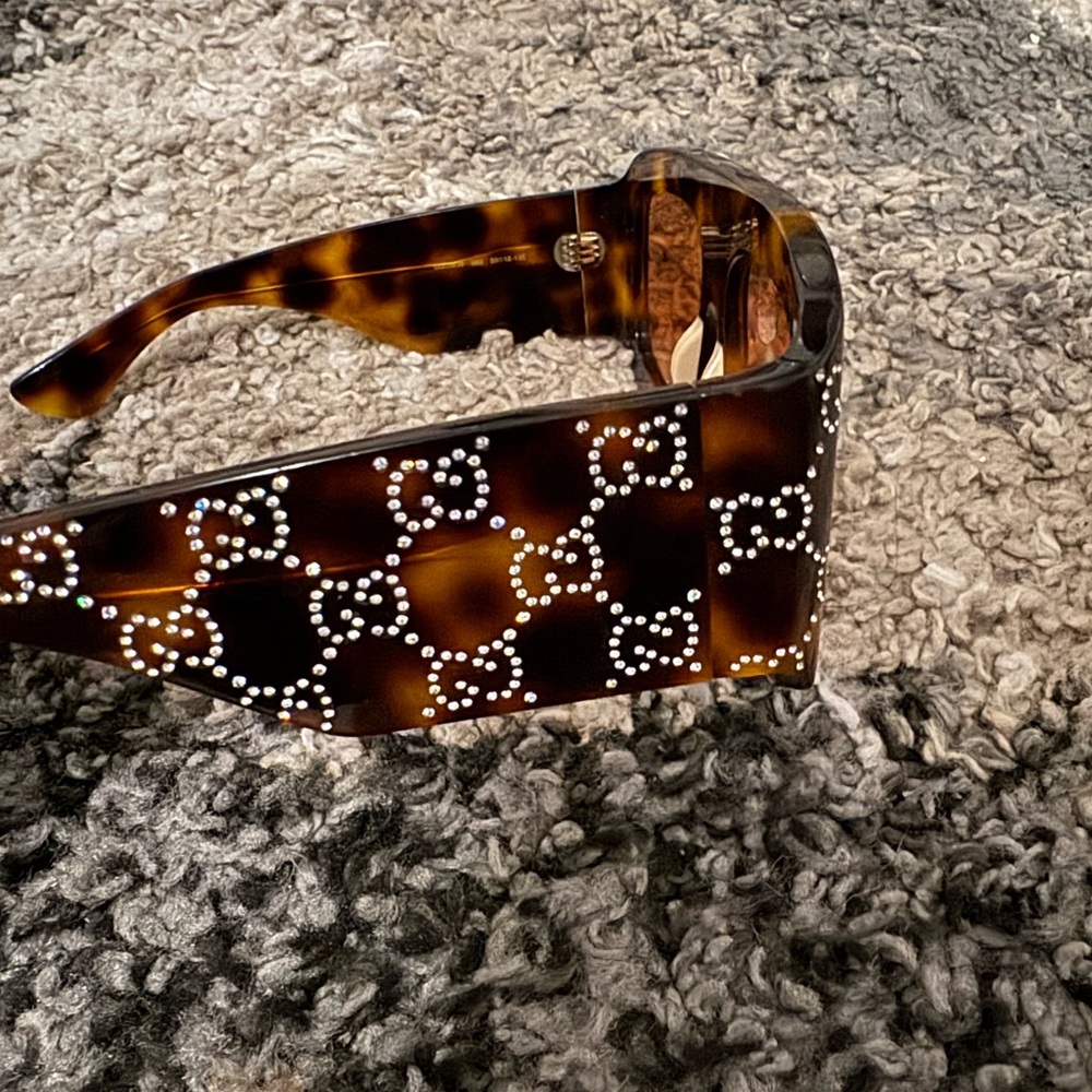 Gucci Sunglasses with Rhinestone Accents